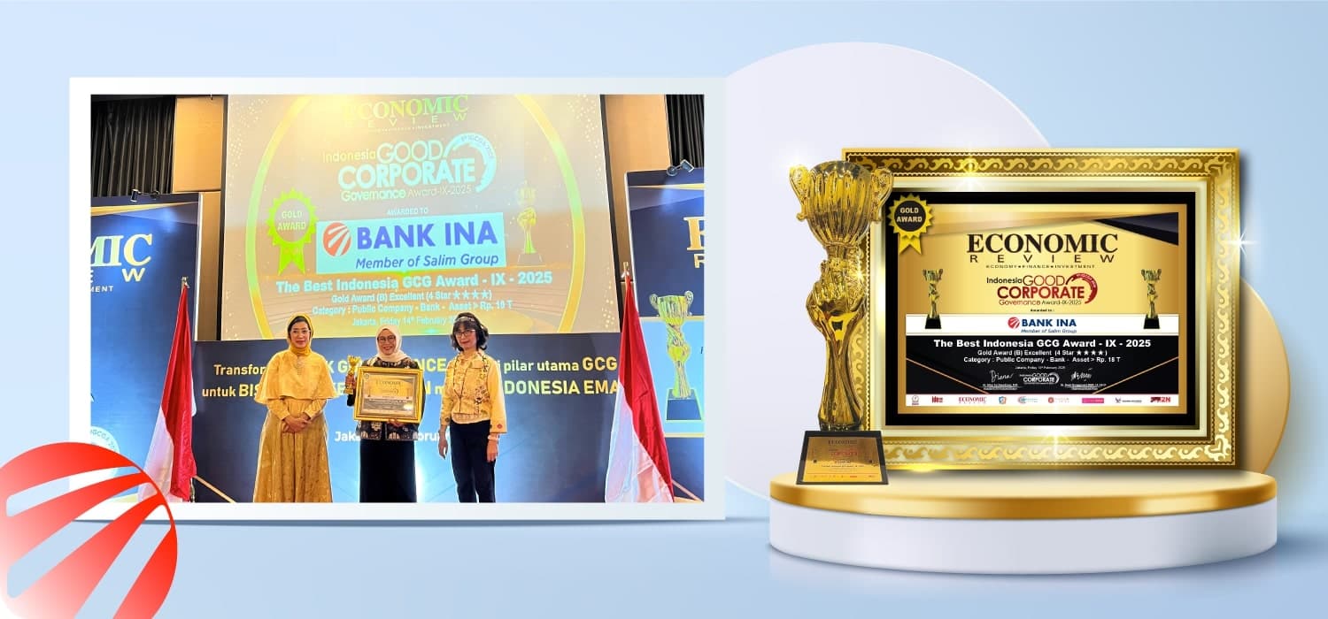 Bank INA Wins The Best Indonesia GCG Award-IX-2025